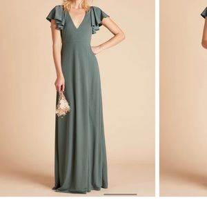 Birdy Grey Hannah Crepe Gown in Sea Glass